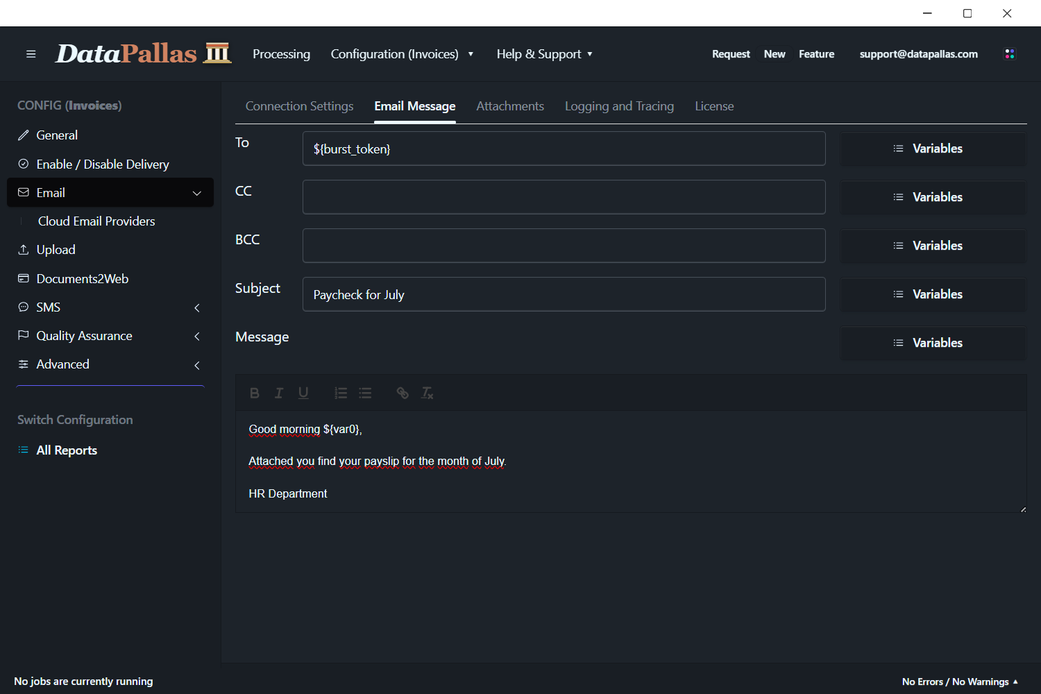Email Message (updated -dp)