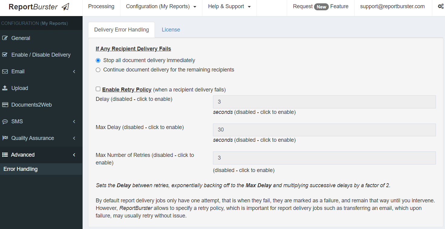 DataPallas Advanced Error Handling