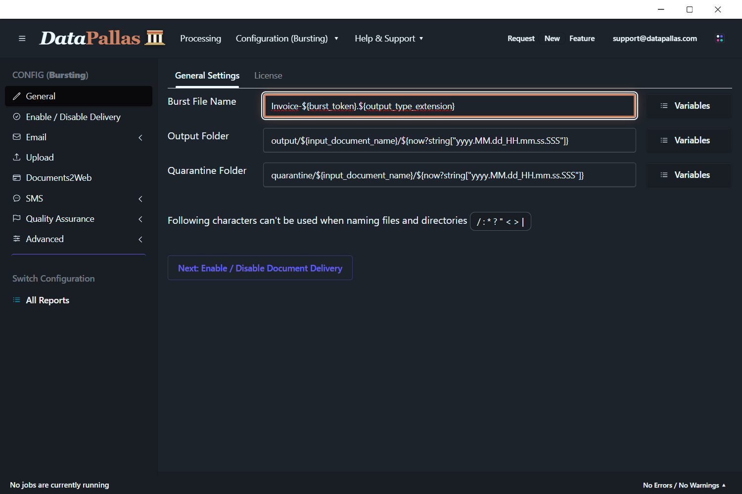 Custom Burst File Name Configuration (updated -dp)