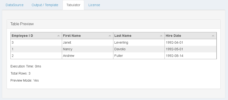 AI Driven Tabulator Query Results - DataPallas