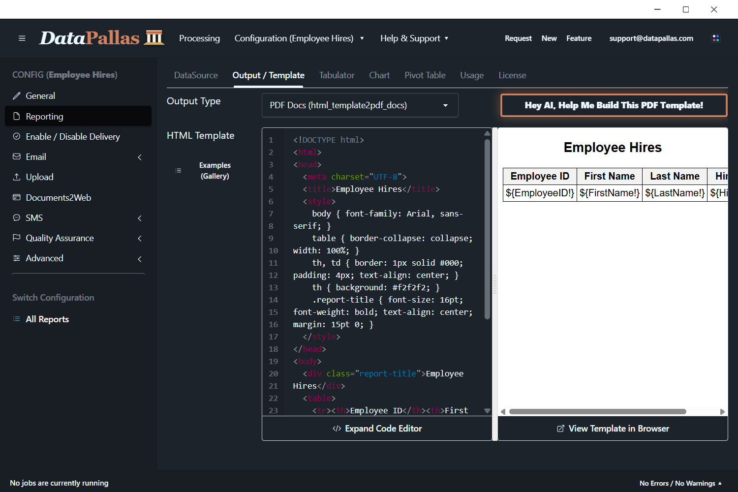 DataPallas HTML2PDF Output Example (updated -dp)