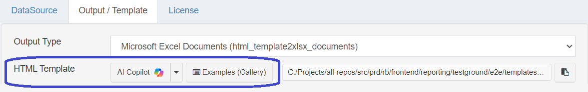 DataPallas Template Gallery