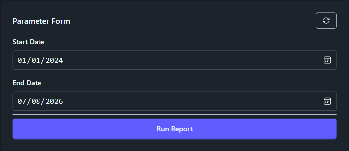 DataPallas Parameters Component (current look)